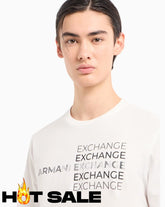 T-Shirt Men White Armani Exchange Camiseta